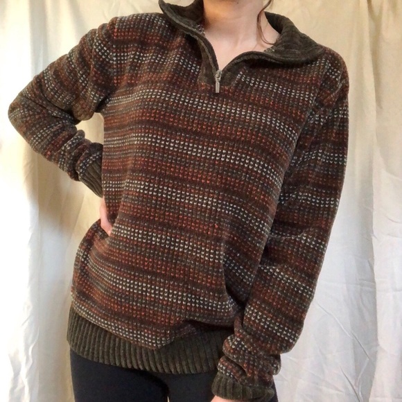 Oversized colourful wool sweater - Picture 2 of 4